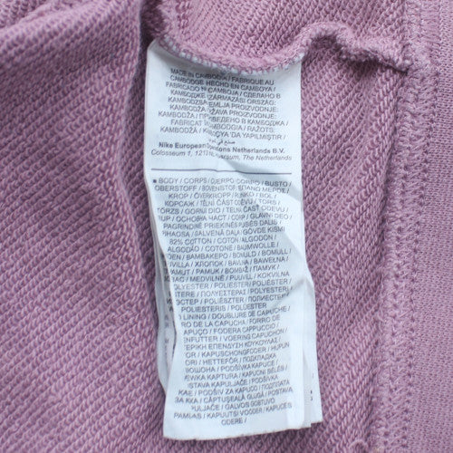 Nike Womens Purple Pullover Hoodie XL Hooded Sweatshirt