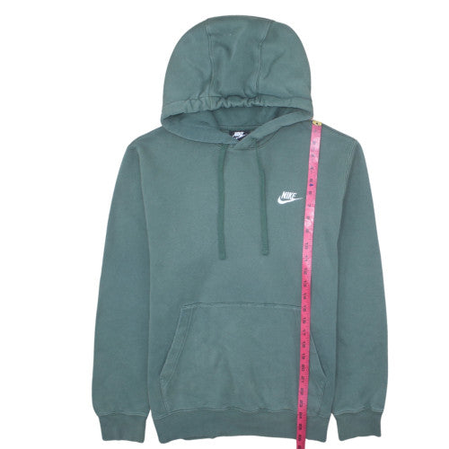Nike Men's Green Pullover Hoodie Small Regular Fit Fleece Sweatshirt