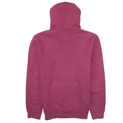 Champion Men's Red Pullover Hoodie Medium Logo Fleece Sweatshirt