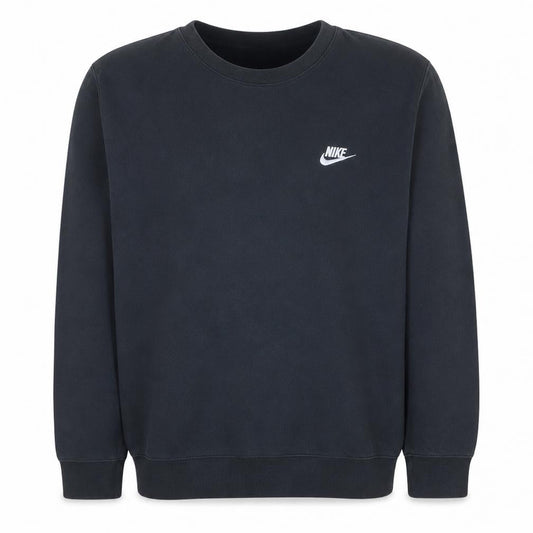 Nike Men's Black Pullover Fleece Sweatshirt M Regular Fit