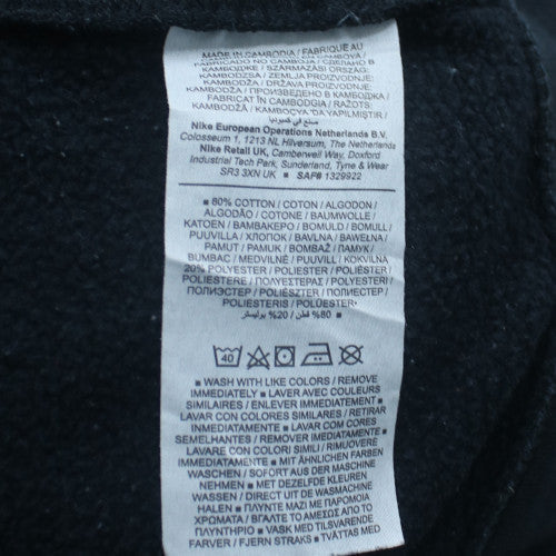 Nike Men's Black Pullover Fleece Sweatshirt M Regular Fit