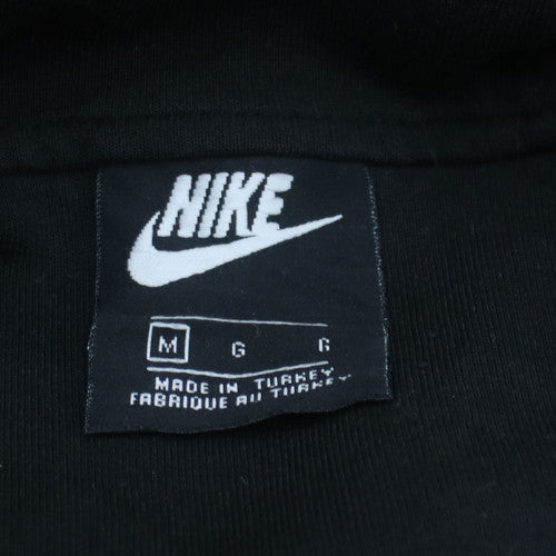 Nike Men's Black Full Zip Hoodie Fleece Size M Regular Fit
