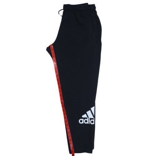 Adidas Men's Black XL Fleece Jogger Sweatpants Tapered Fit
