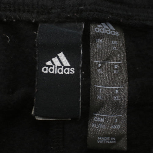 Adidas Men's Black XL Fleece Jogger Sweatpants Tapered Fit