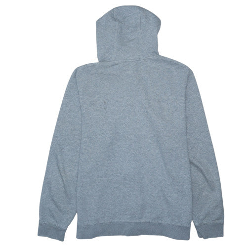Nike Men's Grey Full Zip Hoodie 2XL Regular Fit Fleece