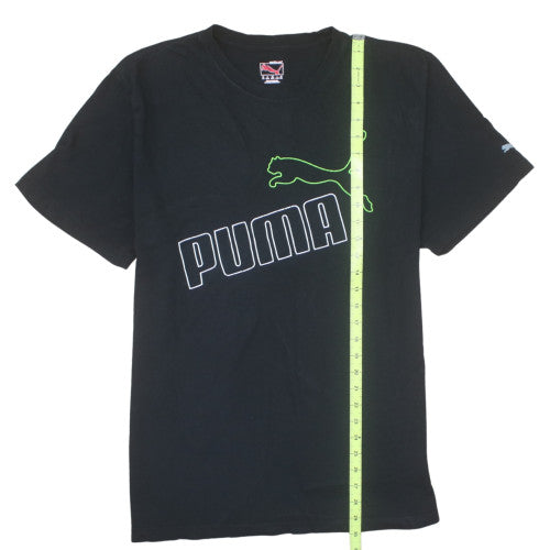 Puma Men's Black Short Sleeve Crew Neck Graphic T-Shirt XXL