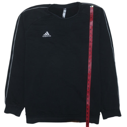 Adidas Men's Black 2XL Crew Neck Sports Sweatshirt