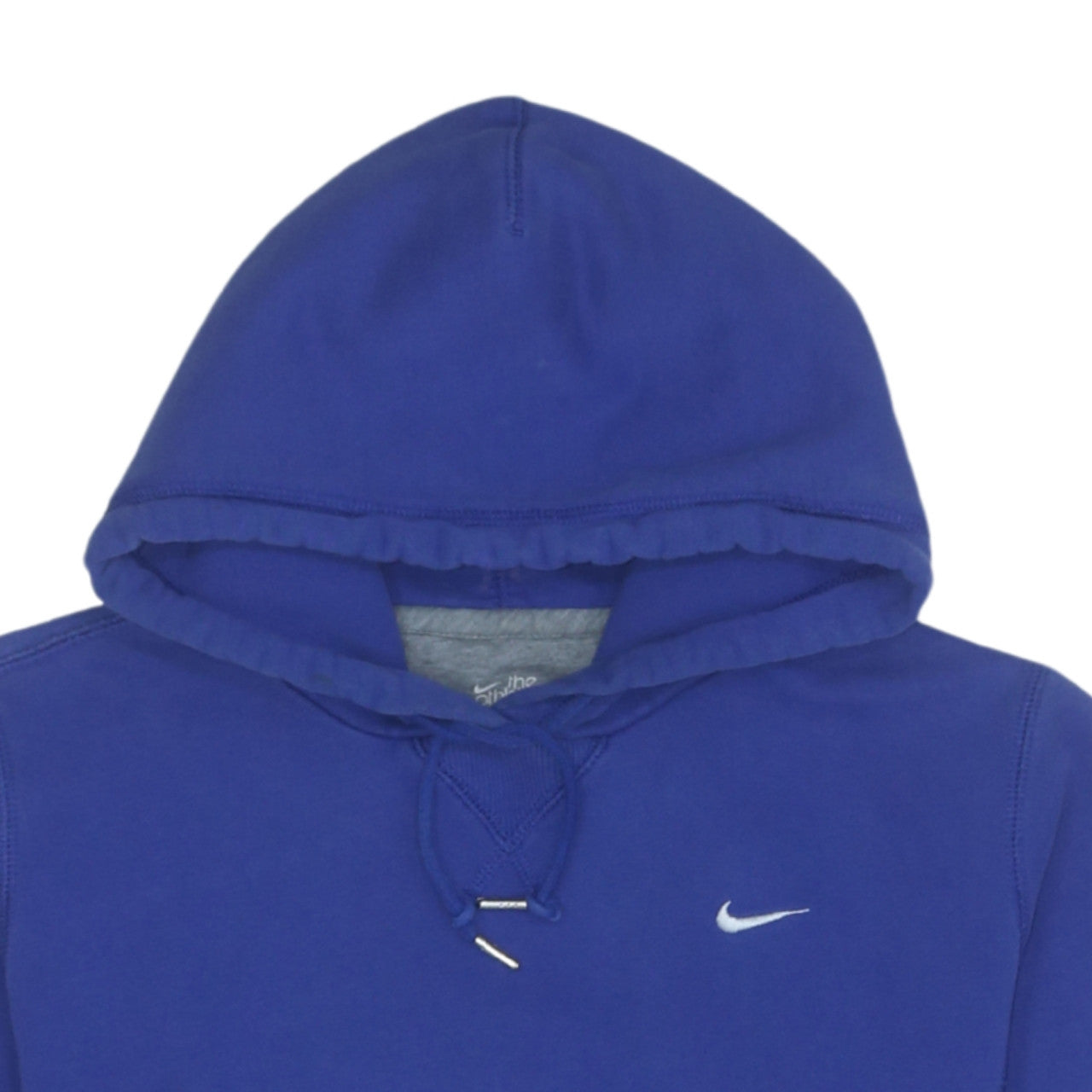 Nike Women's Blue Pullover Hoodie M Cotton Athletic Dept