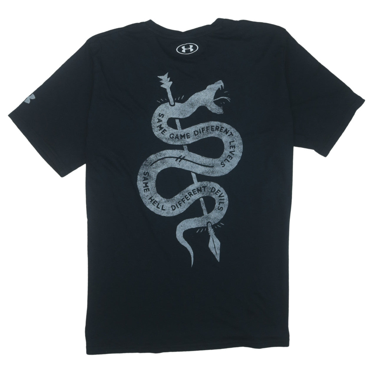 Under Armour Men's Black XL Project Rock Bull Graphic T-Shirt