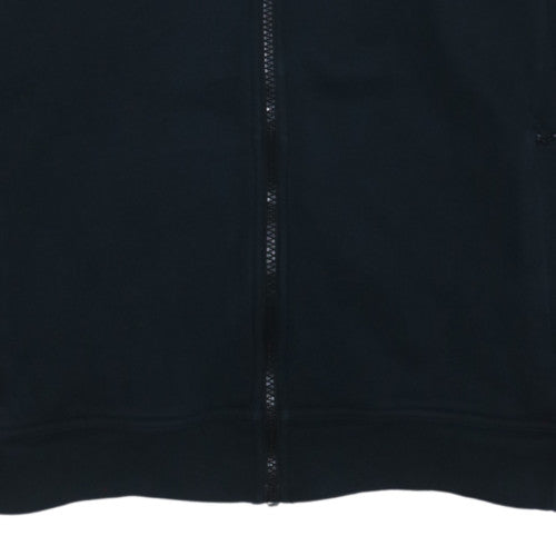 Nike Men's Black L Full Zip Hoodie - Fleece Cotton Blend