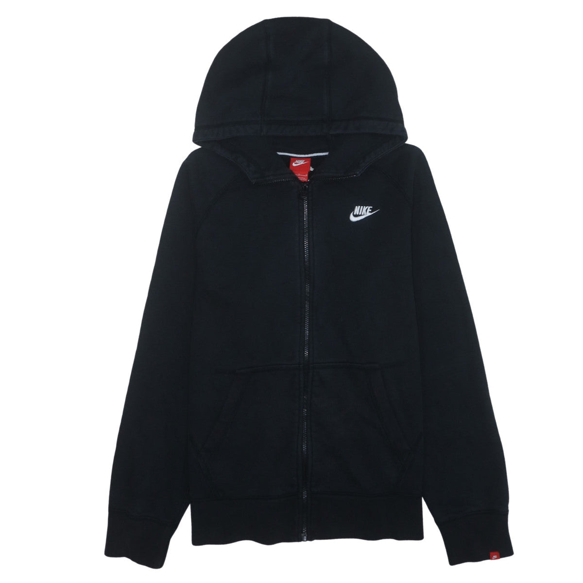 Nike Men's Black Full Zip Hoodie Size L Fleece Sportswear