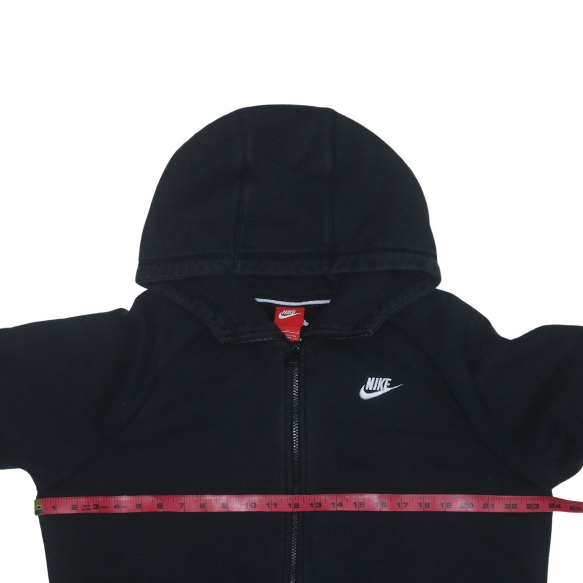 Nike Men's Black Full Zip Hoodie Size L Fleece Sportswear