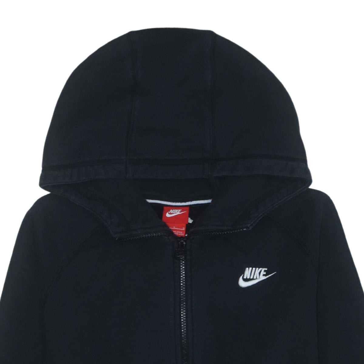 Nike Men's Black Full Zip Hoodie Size L Fleece Sportswear