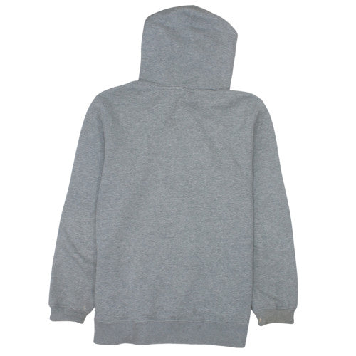 Nike Men's Grey Pullover Hoodie Size L Regular Fit Fleece Sweatshirt