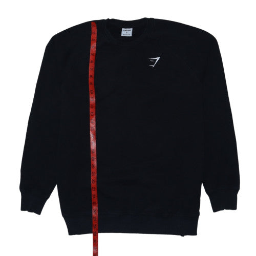 Gymshark Men's Black XL Crew Neck Pullover Sweatshirt