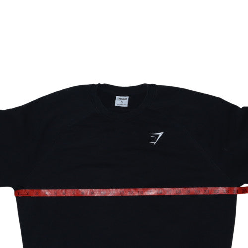 Gymshark Men's Black XL Crew Neck Pullover Sweatshirt