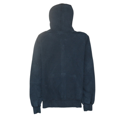 Nike Women's Black Full Zip Hoodie Small Pink Swoosh Logo