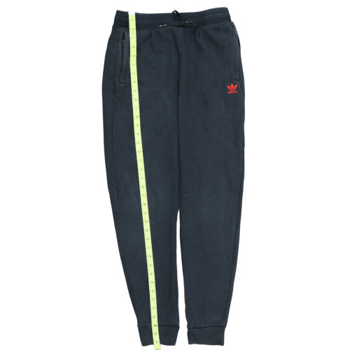 Adidas Boys Black Jogger Trousers XL 15-16 Years Cotton Blend Activewear