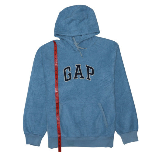 GAP Womens Blue Pullover Hoodie Medium Fleece Casual Sweatshirt