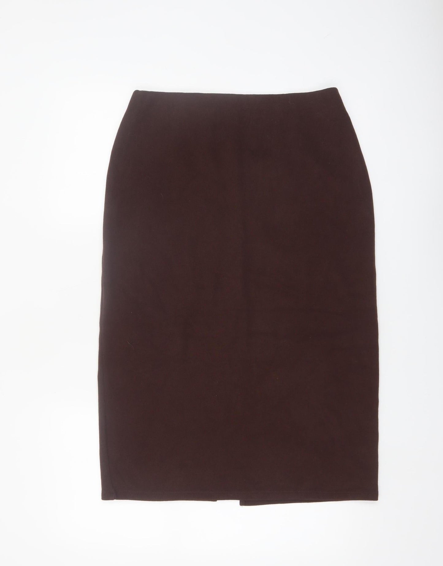 Marks and Spencer Womens Brown Size 12 Petite Pencil Skirt