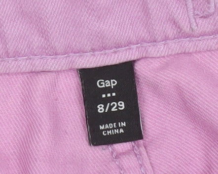 Gap Women's Pink Skinny Jeans Size 8 Slim Fit Mid Rise Denim