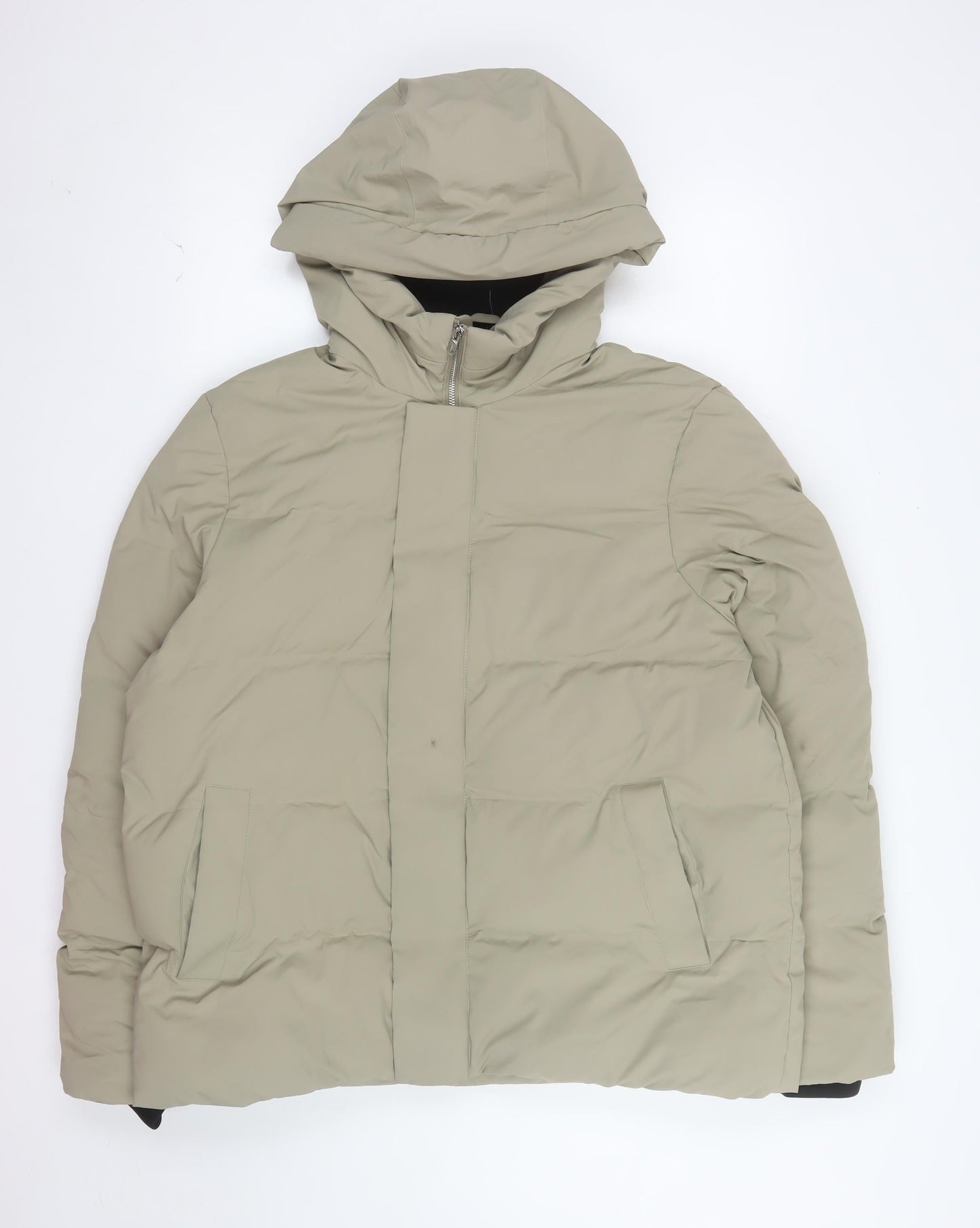 Marks and Spencer Women’s Beige Hooded Puffer Jacket Size L