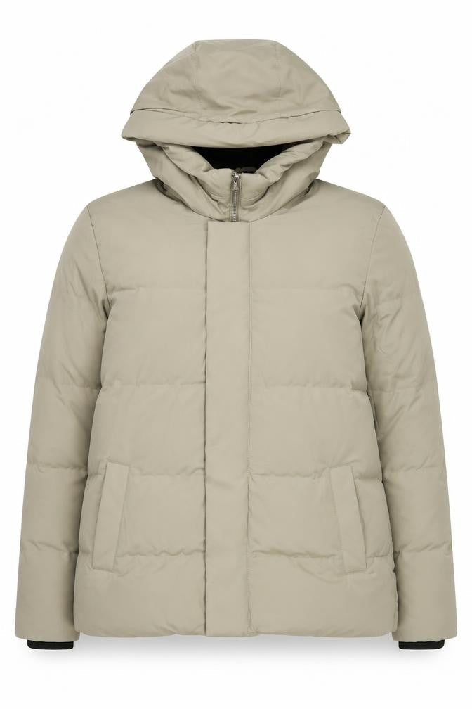 Marks & Spencer Women’s Beige Hooded Puffer Jacket Size L
