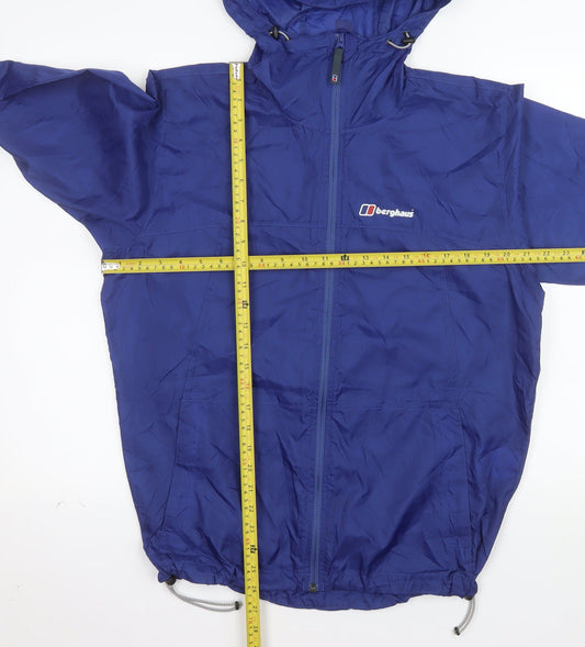 Berghaus Men's Blue M Windproof Lightweight Hooded Jacket