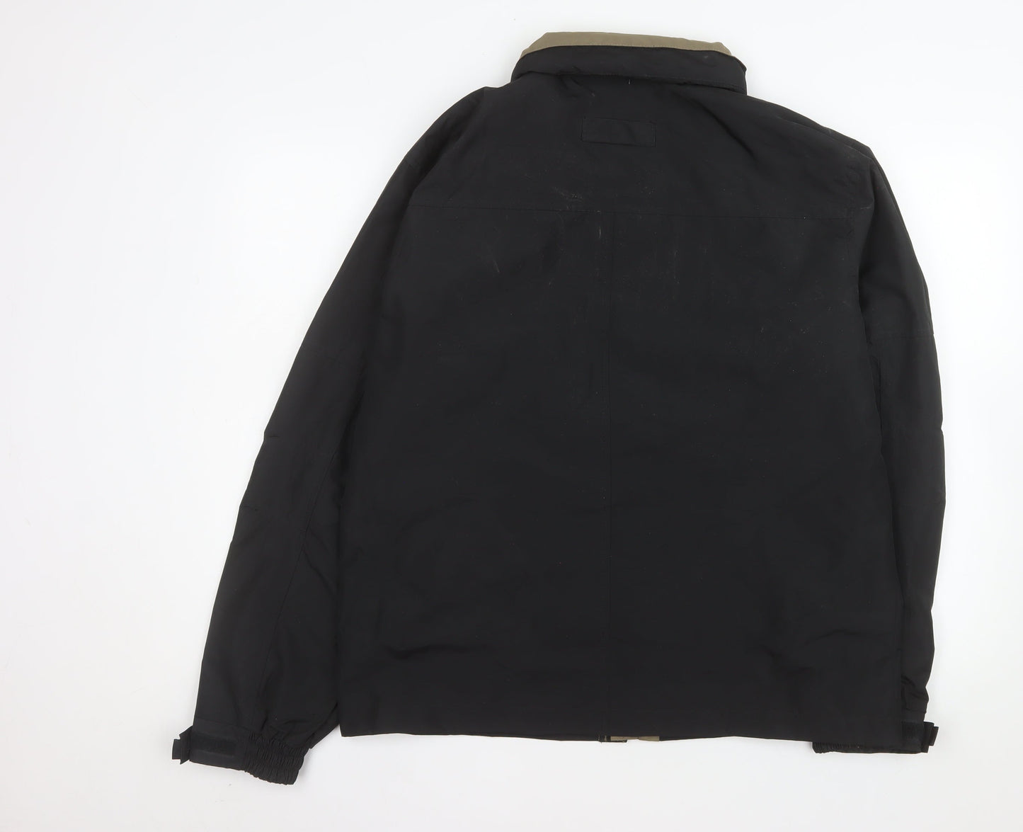 Midtown Men's Black Water Resistant Parka Jacket Size M