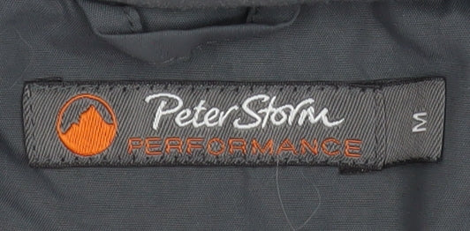 Peter Storm Women’s Grey Waterproof Hooded Parka Jacket Size M