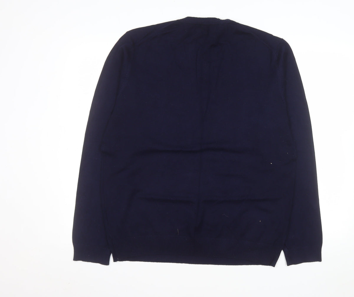 Brand and care label for Knithouse Men’s Blue 2XL V-Neck jumper