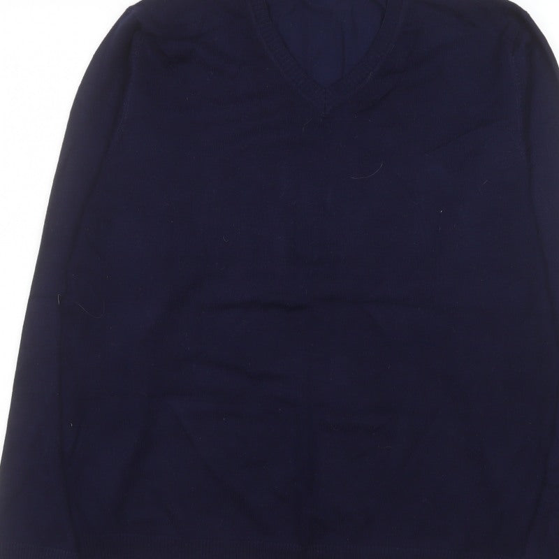 Additional view of Knithouse Men’s Blue 2XL V-Neck jumper