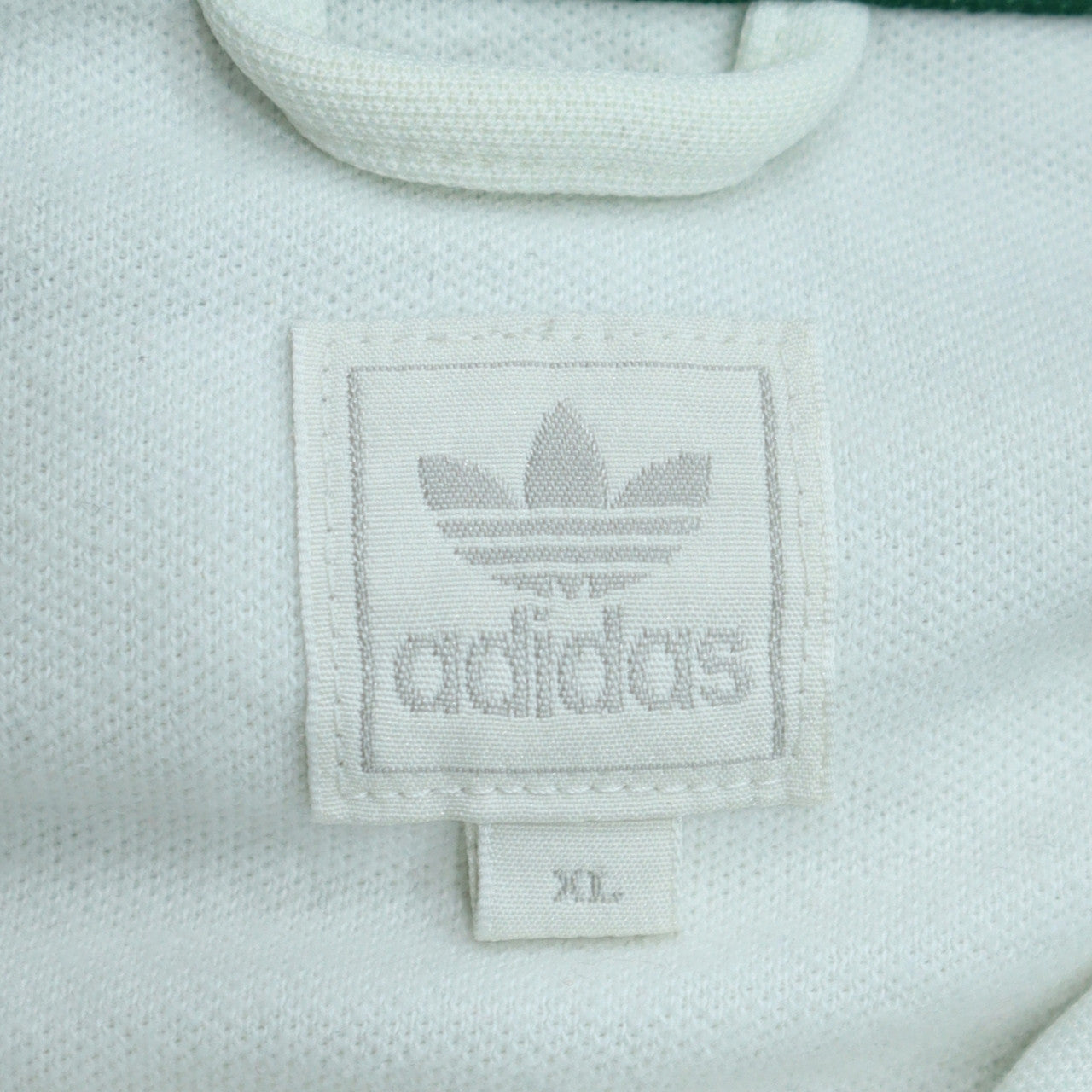 Adidas Men's White Green XL Track Jacket Full Zip Sportswear