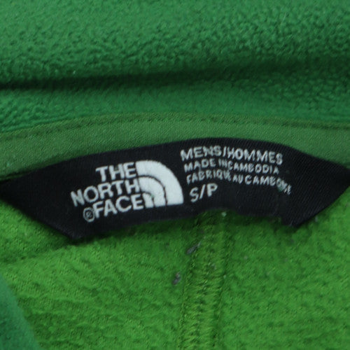 The North Face Men's Green Fleece 1/4 Zip Pullover Sweatshirt S