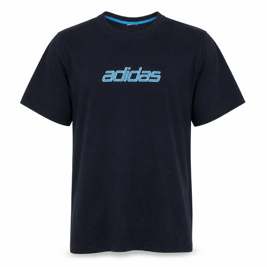 Adidas Mens Black Short Sleeve Crew Neck Cotton Sports T-Shirt L