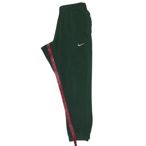 Nike Men's Green Jogger Fleece Sweatpants M Regular Fit
