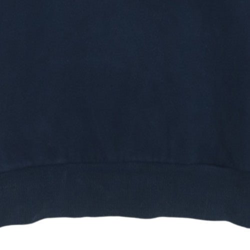 Ellesse Men's Navy Blue Logo Crew Neck Sweatshirt M Cotton Blend
