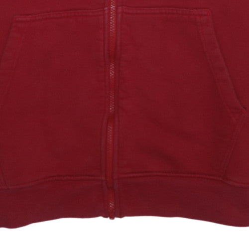 Jordan Men's Red Full Zip Hoodie Size S Sports Fleece