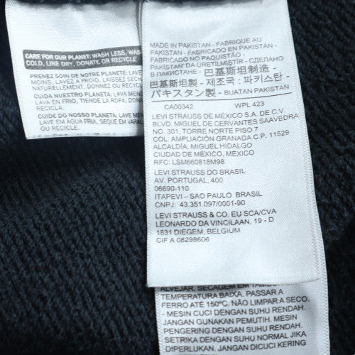 Levi's Men's Black XL Relaxed Fit Workwear Pullover Hoodie
