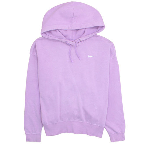 Nike Women's Lilac Pullover Hoodie L Cotton Blend Comfortable Sweatshirt