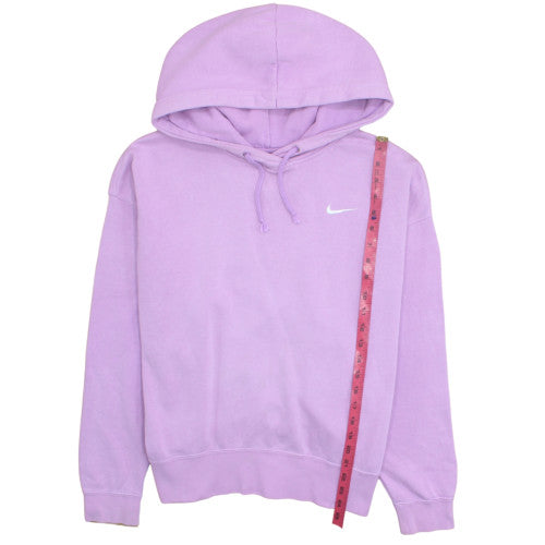 Nike Women's Lilac Pullover Hoodie L Cotton Blend Comfortable Sweatshirt
