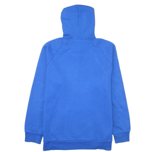 adidas Men's Blue Pullover Hoodie L Fleece Logo Sportswear