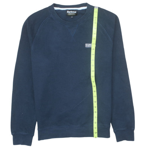 Barbour Men's Blue Crew Neck Pullover Sweatshirt Medium