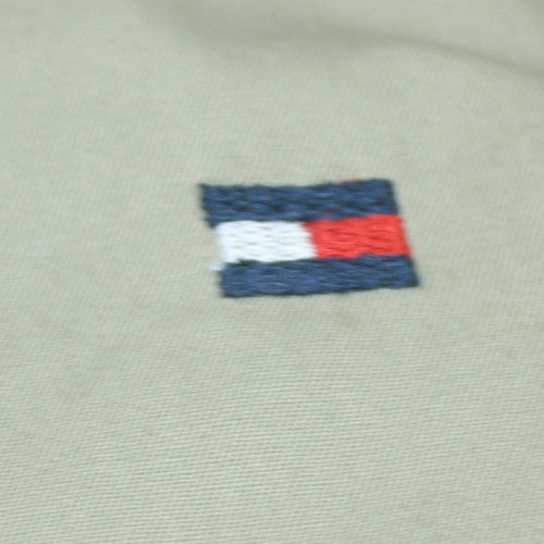 Tommy Hilfiger Men's Beige Cotton Lined Zip-Up Jacket Size L