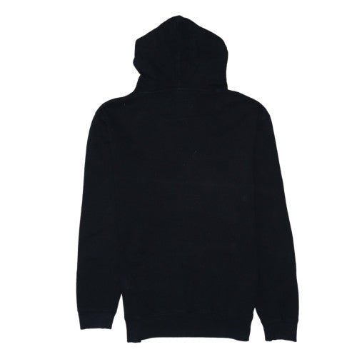 Hard Rock Cafe Amsterdam Black Hoodie Women L Logo Pullover Sweatshirt