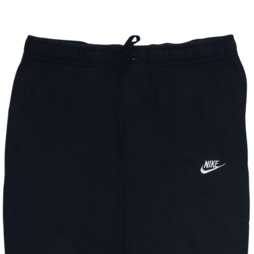 Nike Men's Black Fleece Sweatpants L Regular Fit Tapered Joggers