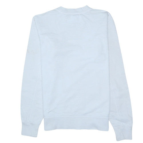 Calvin Klein Jeans Men’s White XS Crew Neck Pullover Sweatshirt