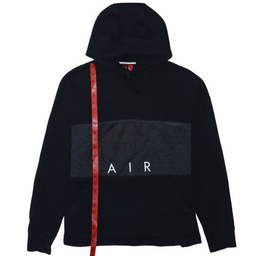 Nike Men's Black Air Pullover Hoodie Medium Fleece Sportswear