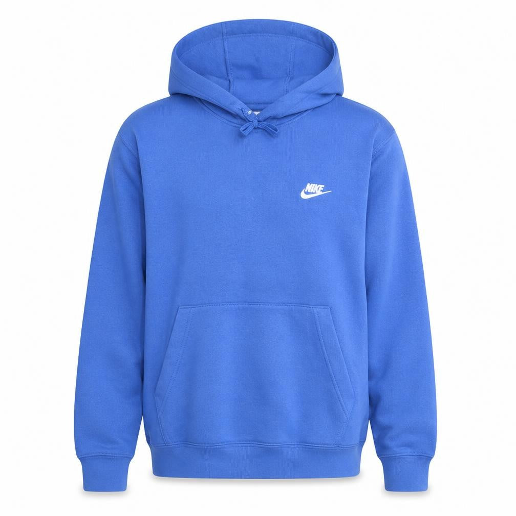 Nike Men Blue Pullover Fleece Hoodie Size S Regular Fit