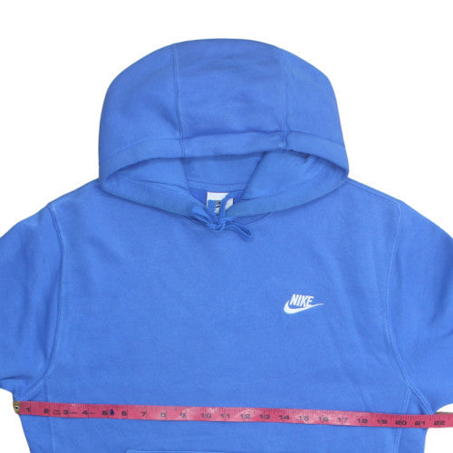 Nike Men Blue Pullover Fleece Hoodie Size S Regular Fit